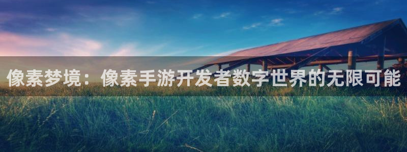 极悦娱乐怎么用不了了：像素梦境：像素手游开发者数字世界的无限