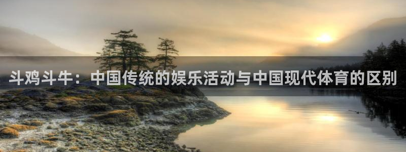 678体育app：斗鸡斗牛：中国传统的娱乐活动与中国现代体育的区别