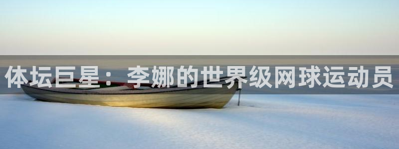 678体育知识：体坛巨星：李娜的世界级网球运动员